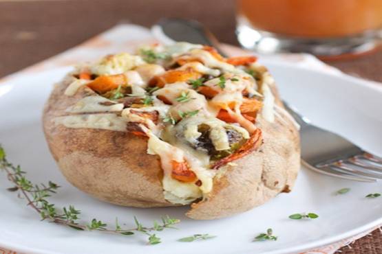BRIE ROASTED VEGETABLES