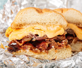 EGG, BACON  SANDWICHES
