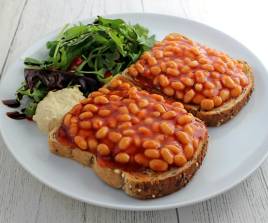 BEANS ON 2 TOAST