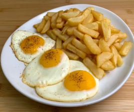 2 EGGS & CHIPS