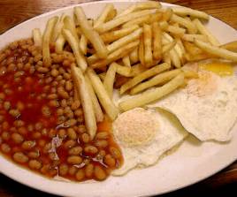 EGG, CHIPS & BEANS