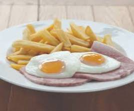 HAM, CHIPS & BEANS